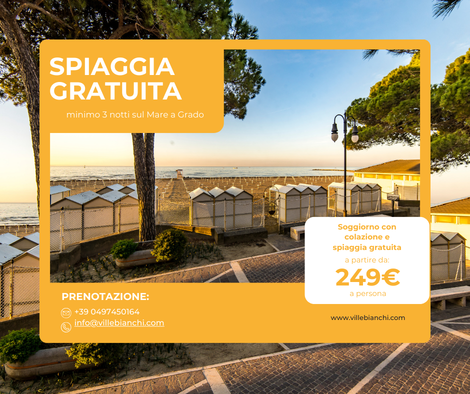 Spiaggia gratuita a Grado
